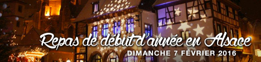 Repas/Balade/Visite de début d'année en Alsace
