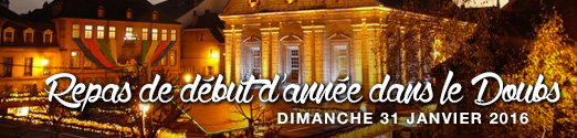 Repas de début d'année dans le Doubs