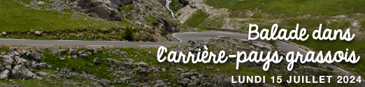 Sortie dans l'arrière-pays grassois